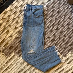 Madewell The Perfect Vintage Crop High Waist Jeans